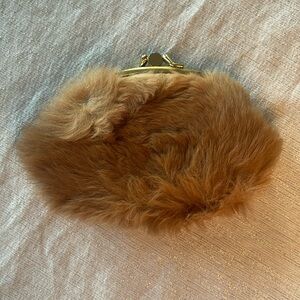 Vintage Genuine Australian Kangaroo Fur Clutch